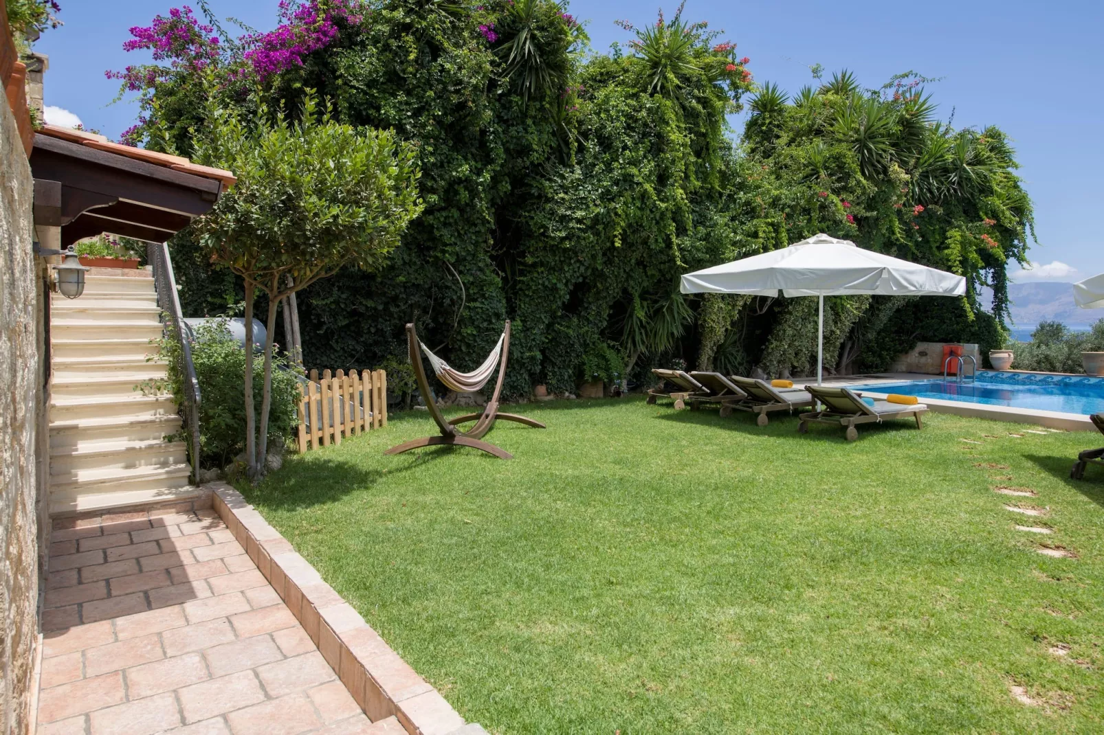 Villa Arhontariki 6prs-Jardins en été