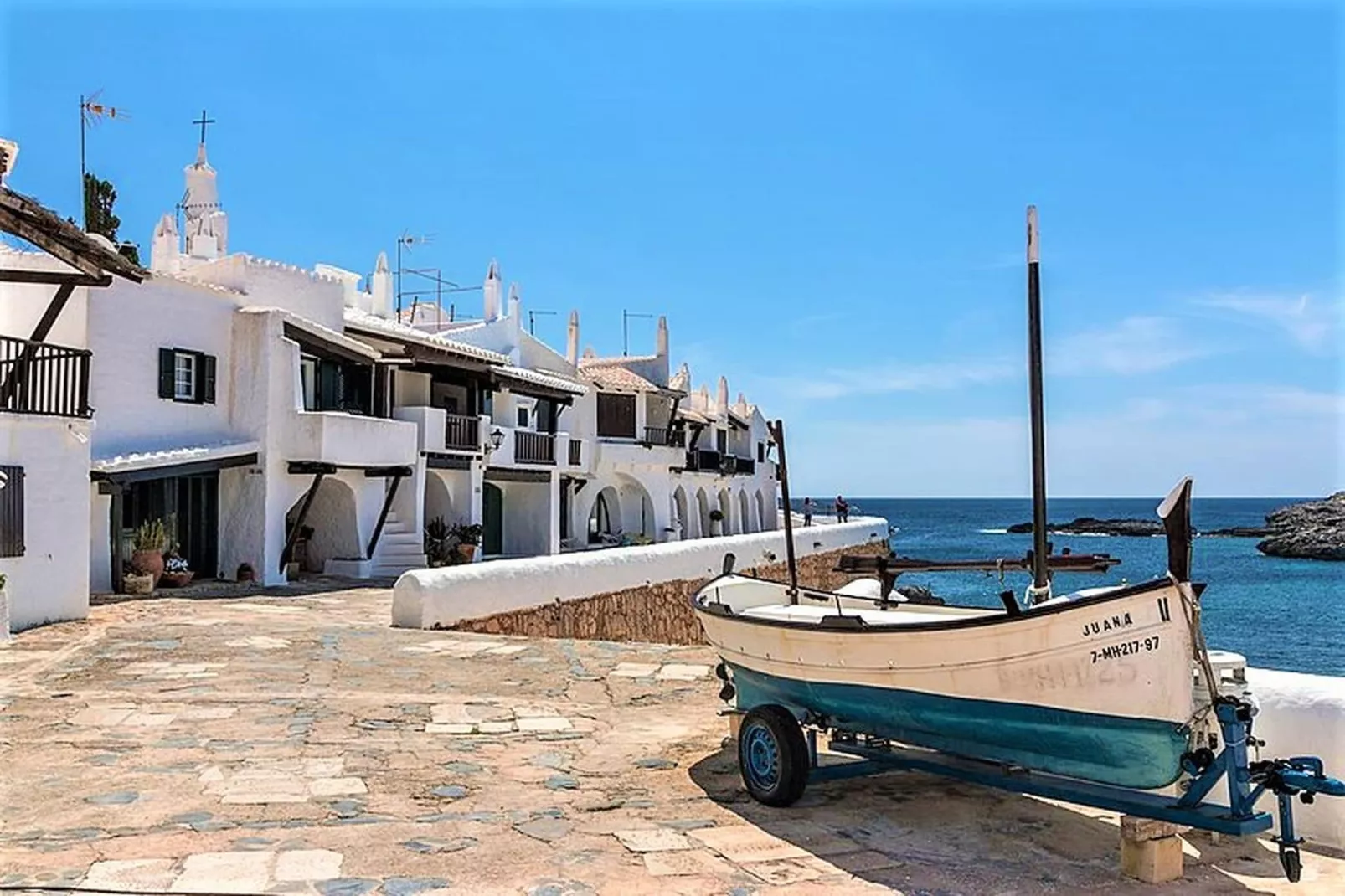 Binibeca Vell IV-Gebiete Sommer 1 km