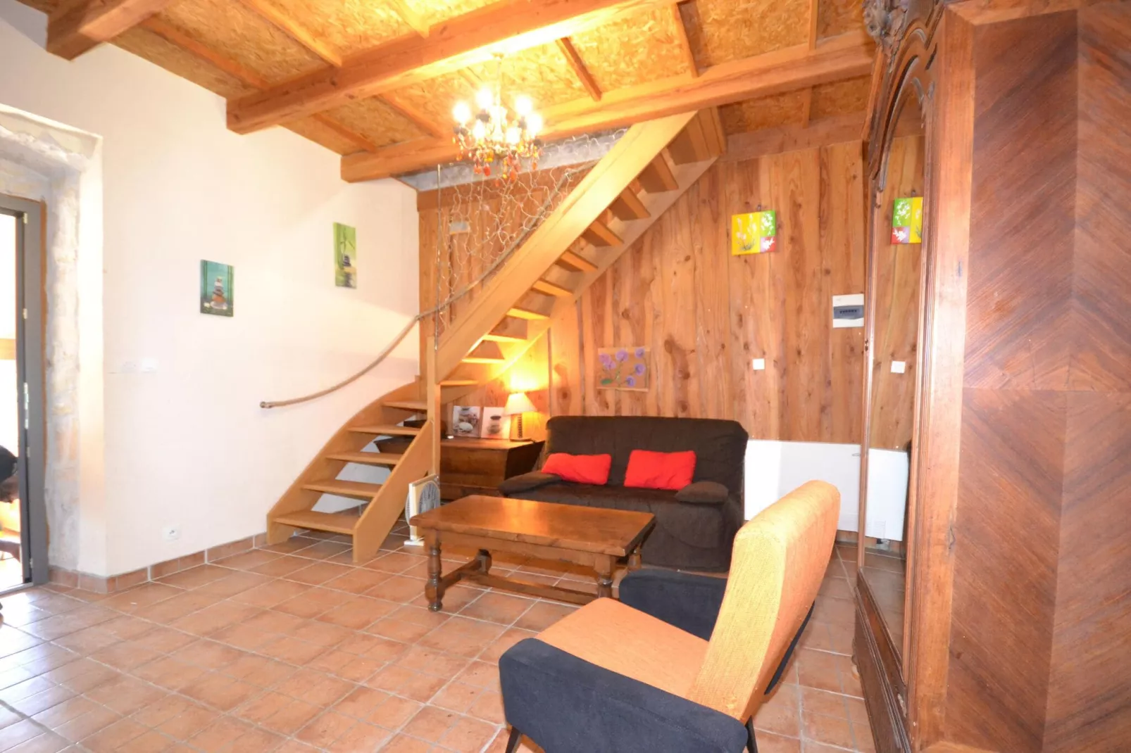 Gite avec mezzanine-Living room