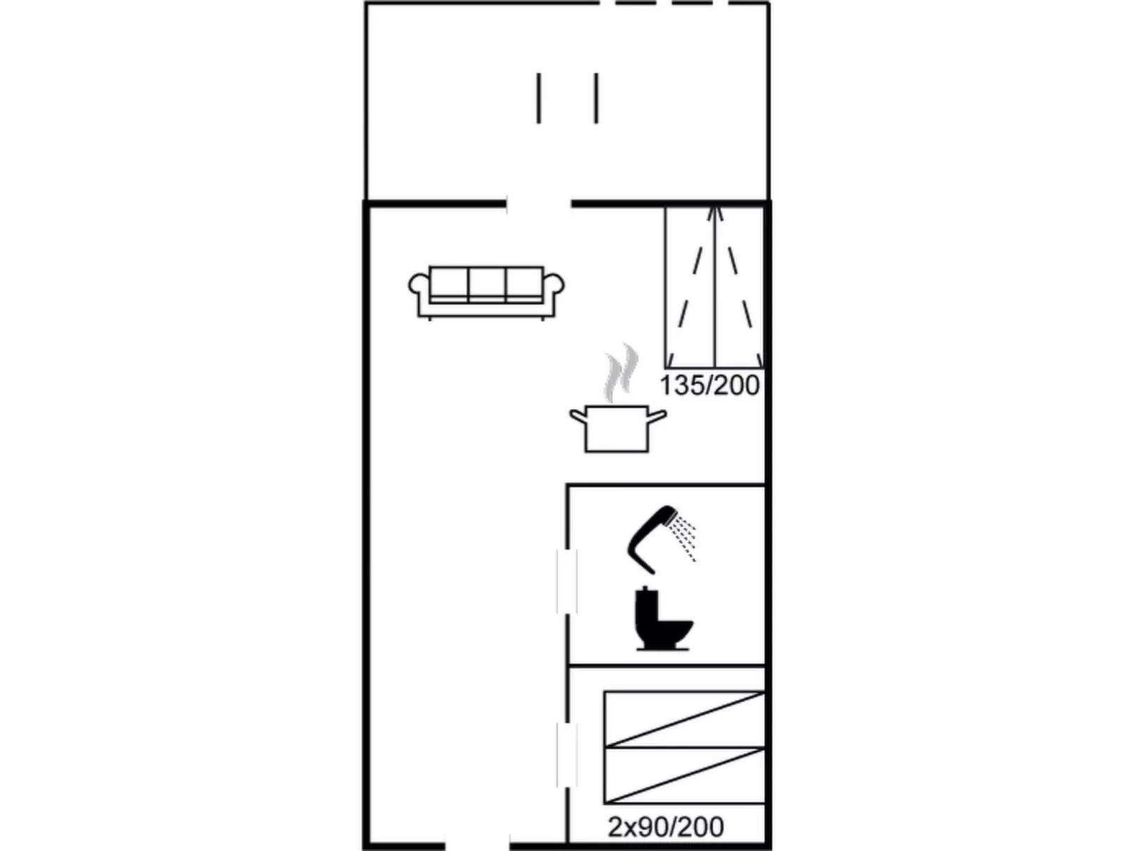 "Asfrid" - 80m from the sea-Dedans