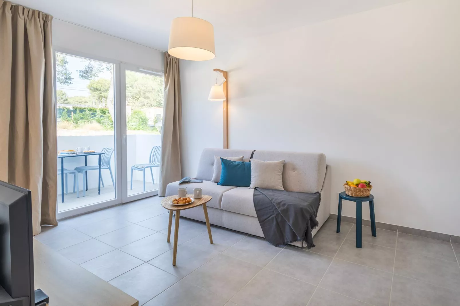 Cap Cassis Calanques Roquefort-la-Bédoule - 12S studio 2 pers climatisé - terrasse ou balcon-Salon