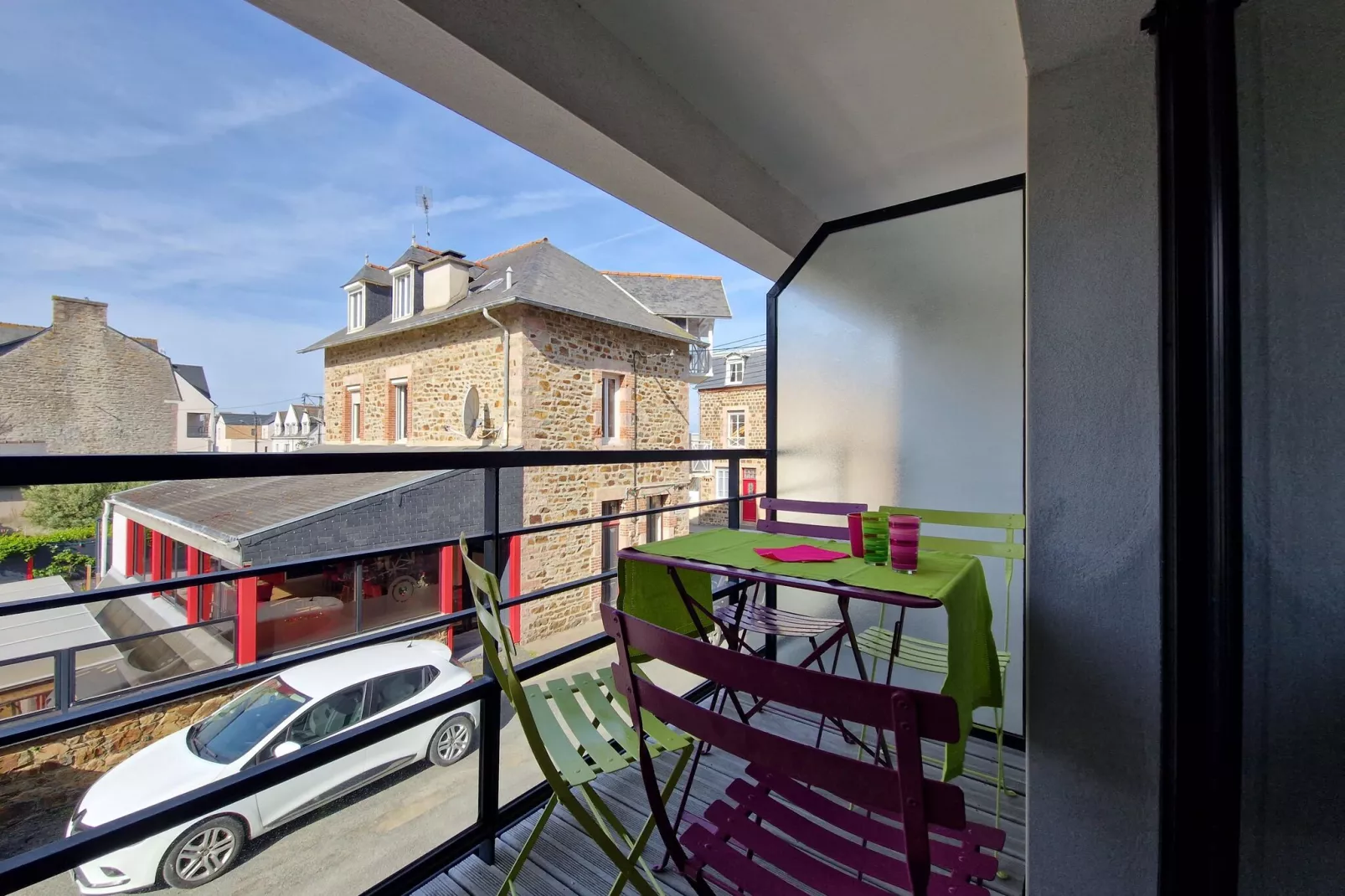 Appartement in Pléneuf-Val-André-Terrace balcony