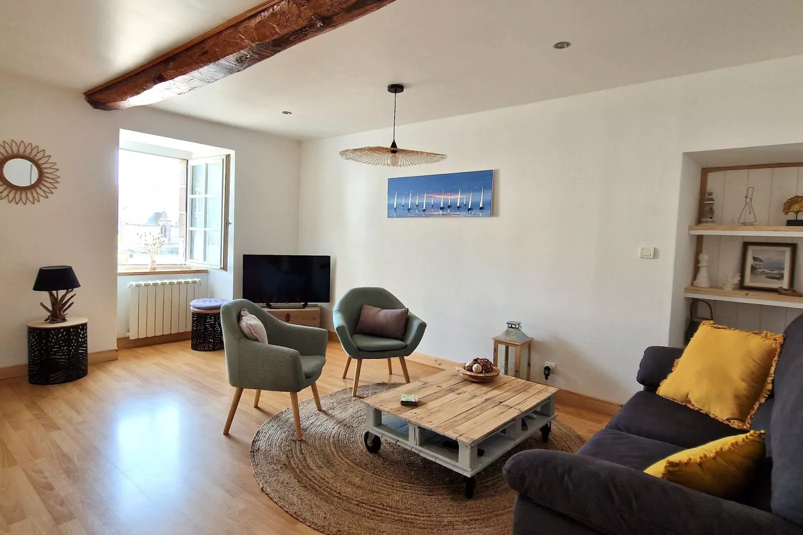 Appartement en duplex Plougasnou-Living room