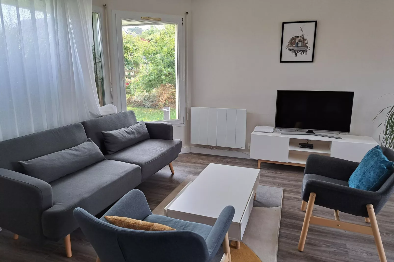 Ferienhaus mit Whirlpool Plouarzel-Living room