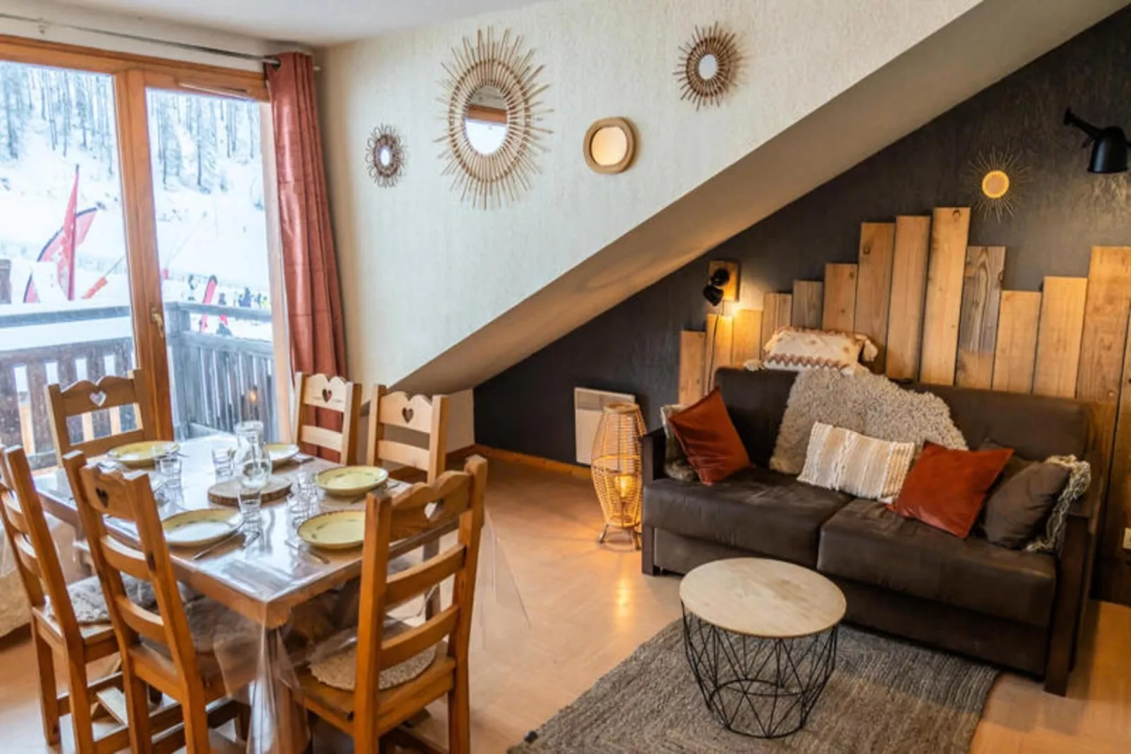 Résidence Le Parc Des Airelles - Wohnzimmer