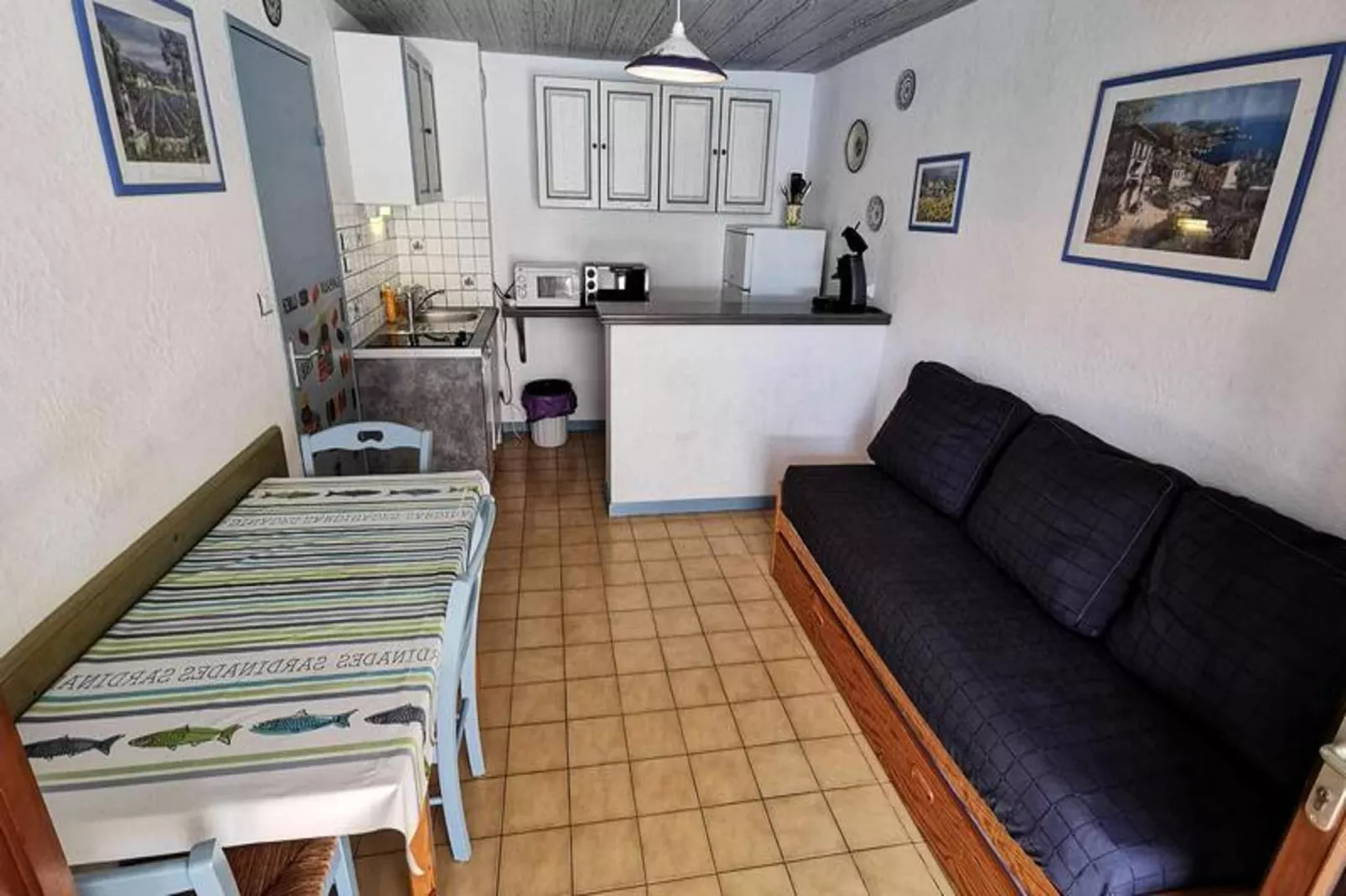 Résidence Grande Bleue-Wohnzimmer