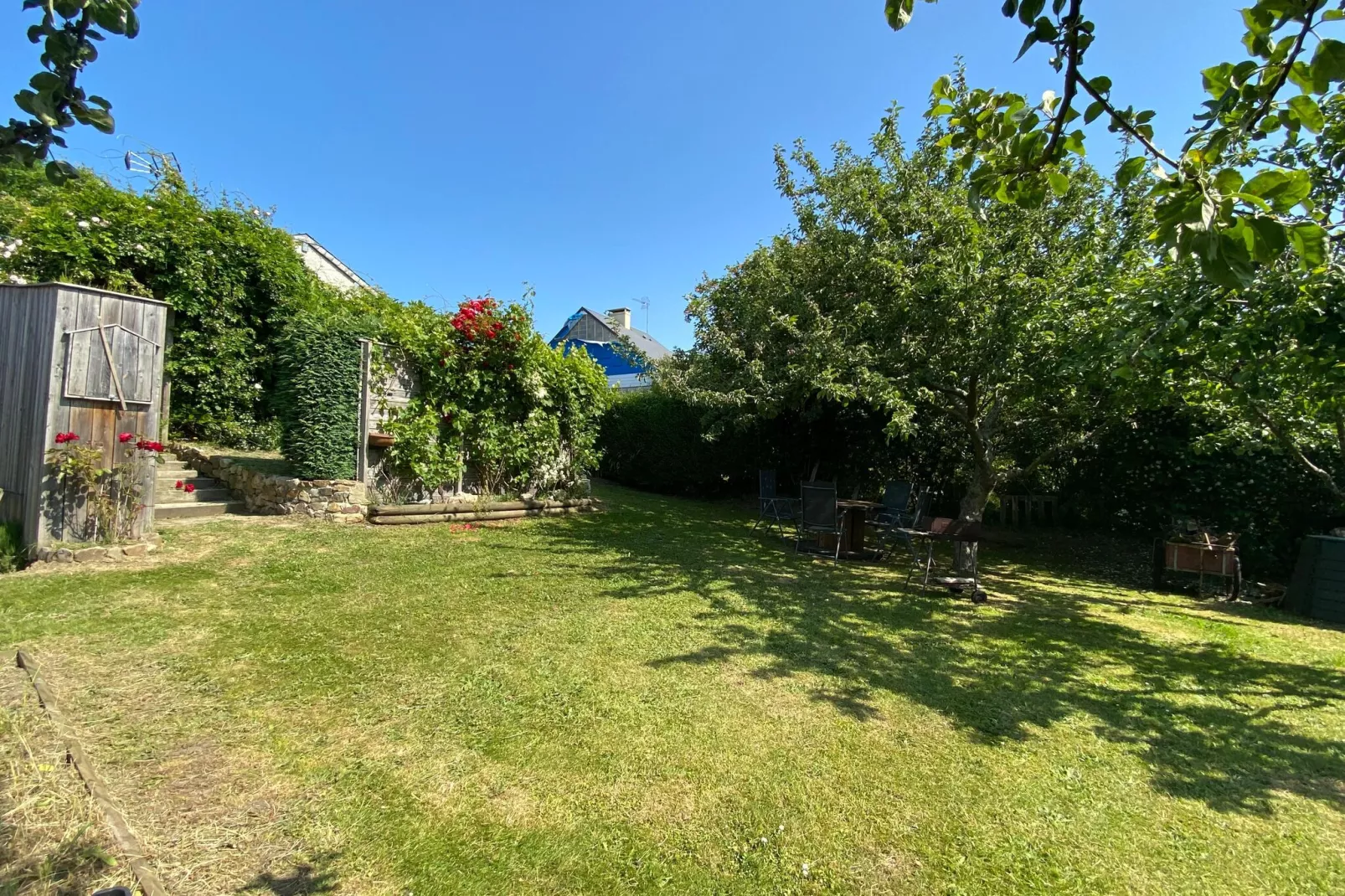 Ferienhaus Donville-les-Bains-Jardin d'été