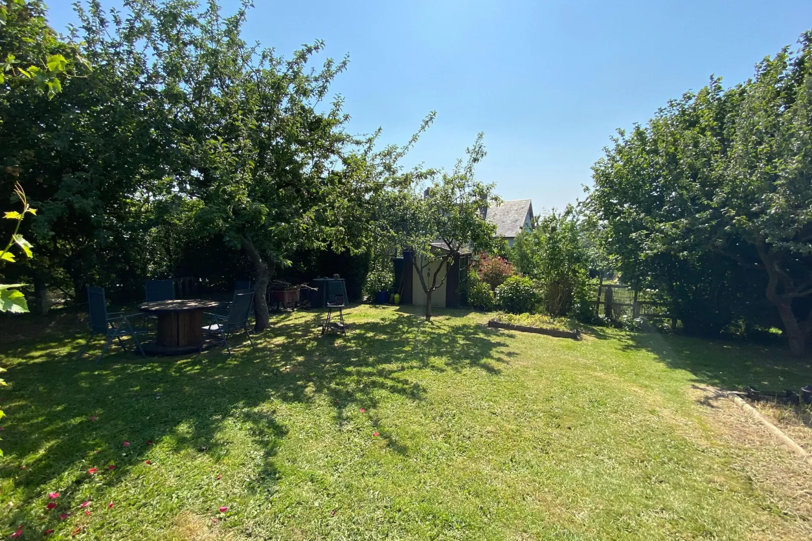 Ferienhaus Donville-les-Bains-Jardin d'été