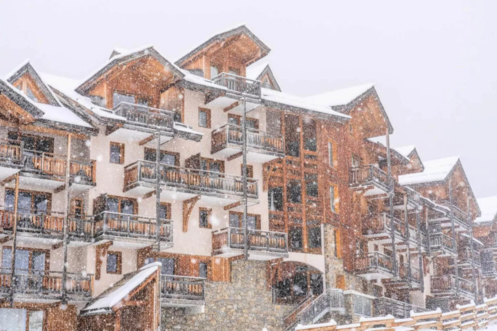 Résidence Le Parc Des Airelles - Außenbereich Winter