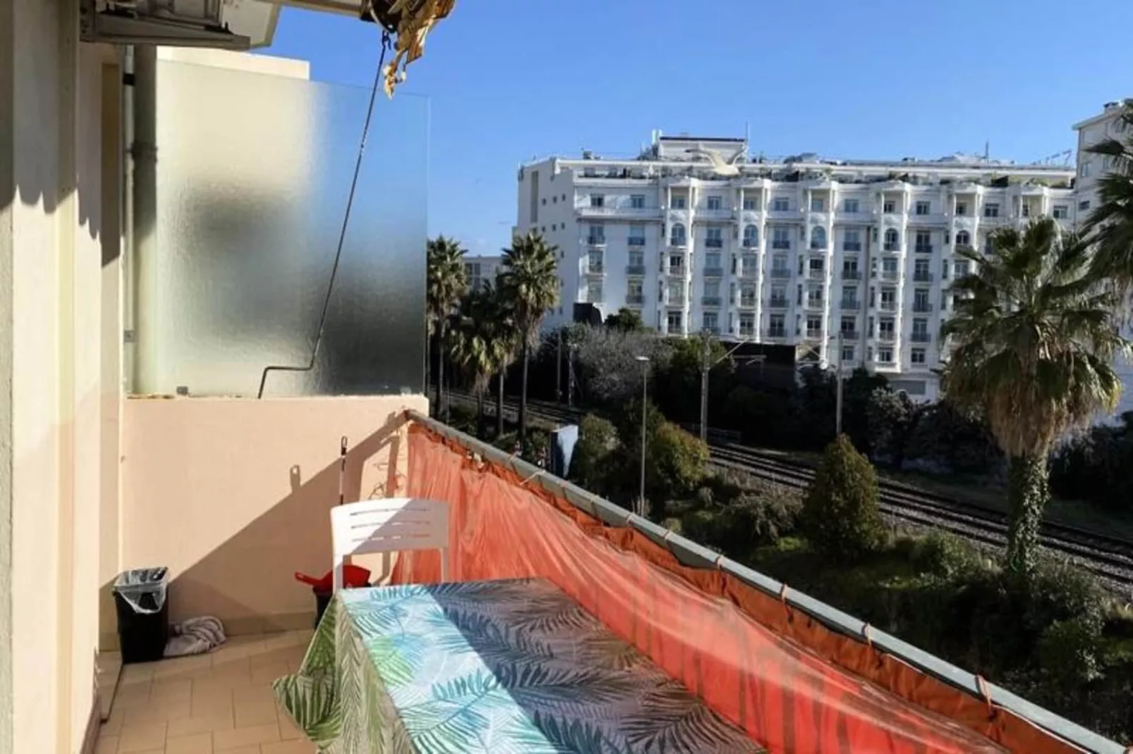 Résidence 2 Pi&egrave;ces Plein Sud &agrave; 300m De La Croisette ☀live In Le Bosquet☀-Terrasse/Balkon