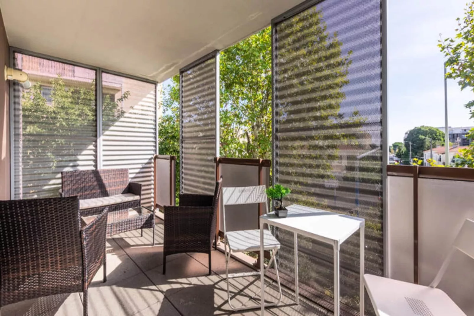 Appartements à Montpellier-Garden in winter