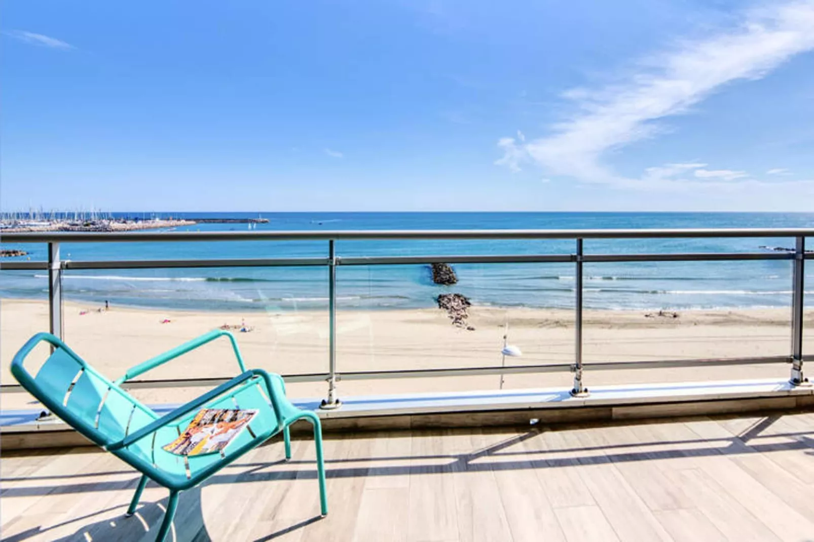 Appartements à Palavas-les-Flots-Terrasse / balcon