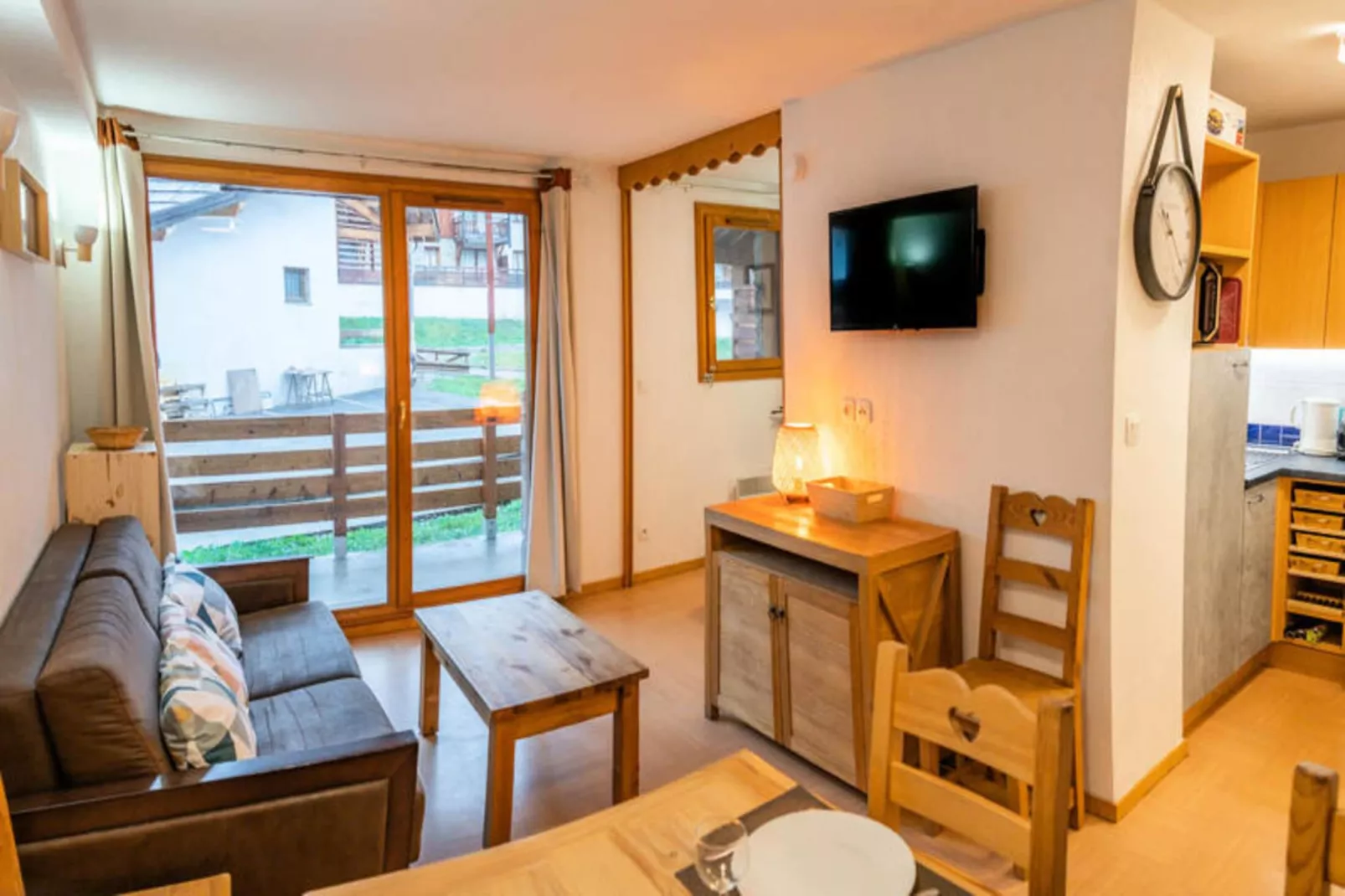 Résidence Le Parc Des Airelles - Wohnzimmer