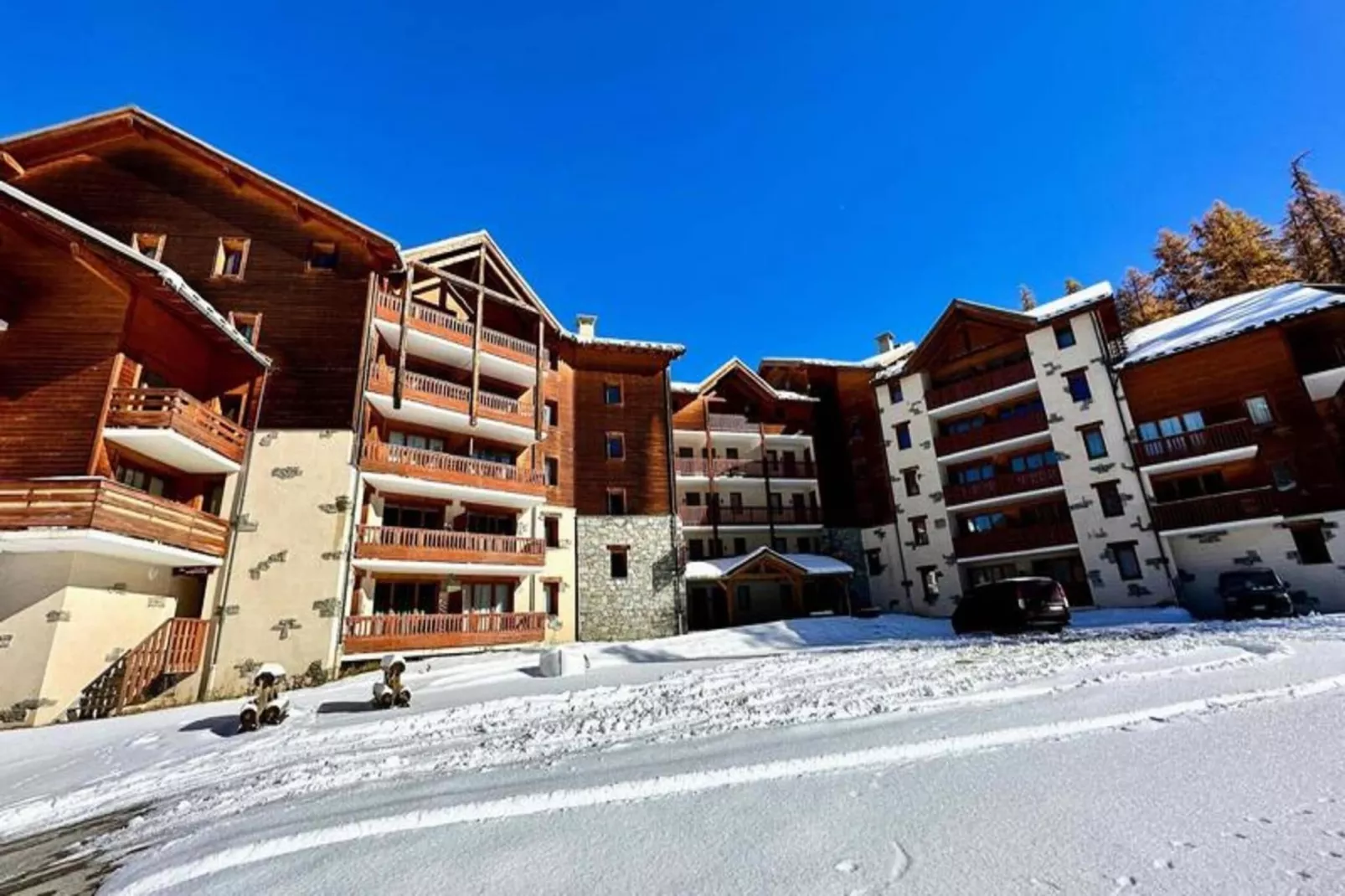 Résidence L'albane - Außenbereich Winter