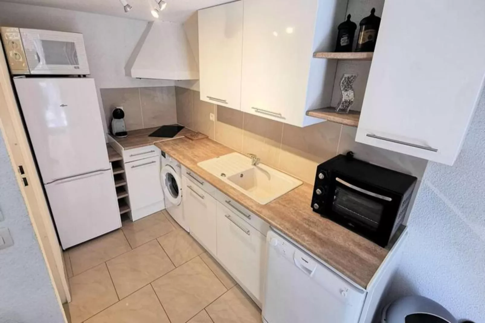 Résidence Grande Bleue-Küche