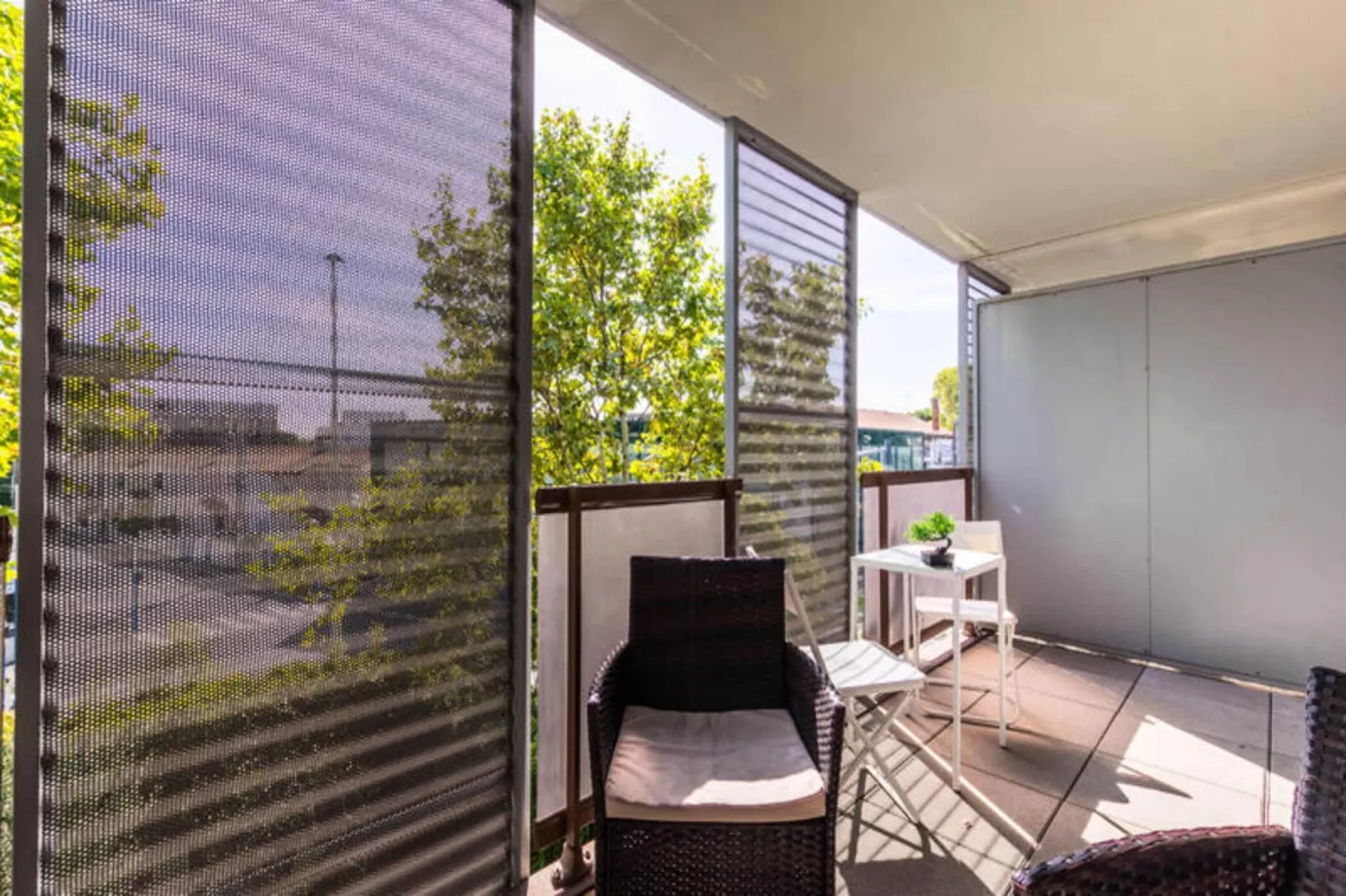 Appartements à Montpellier-Garden in winter