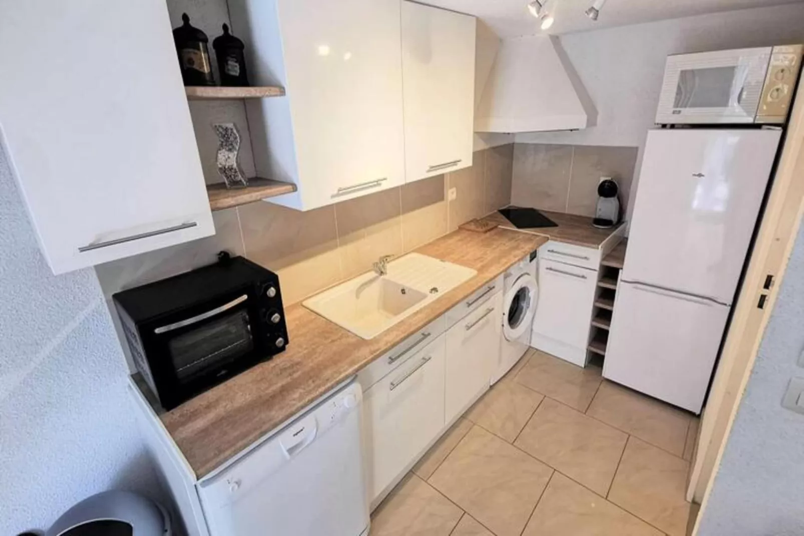 Résidence Grande Bleue-Küche