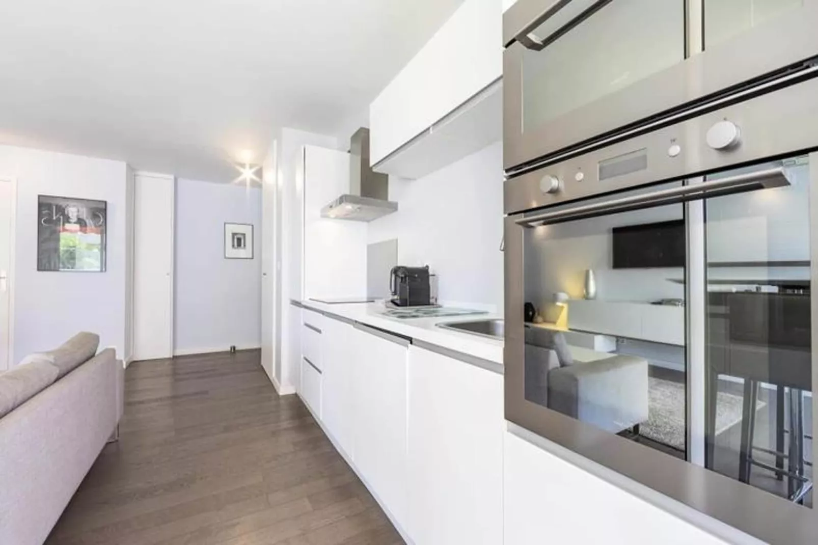 Résidence Moderne Appartement 2 Chambres/1 Salle De Bain, Terrasse Calme/aper&ccedil;u Mer-Cuisine