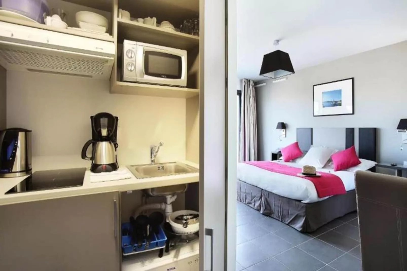 Appart'hôtel Odalys Prado Castellane-Bedroom