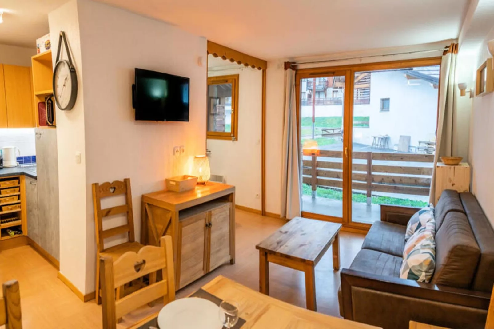 Résidence Le Parc Des Airelles - Wohnzimmer