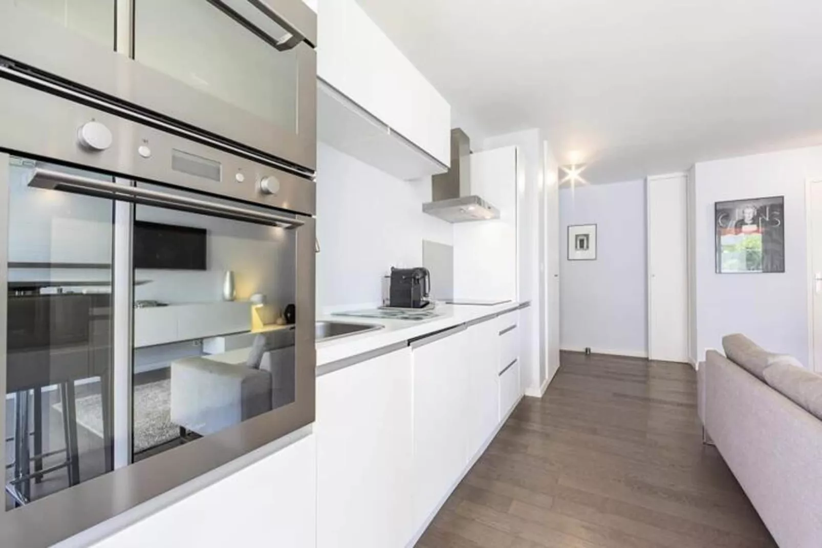 Résidence Moderne Appartement 2 Chambres/1 Salle De Bain, Terrasse Calme/aper&ccedil;u Mer-Cuisine