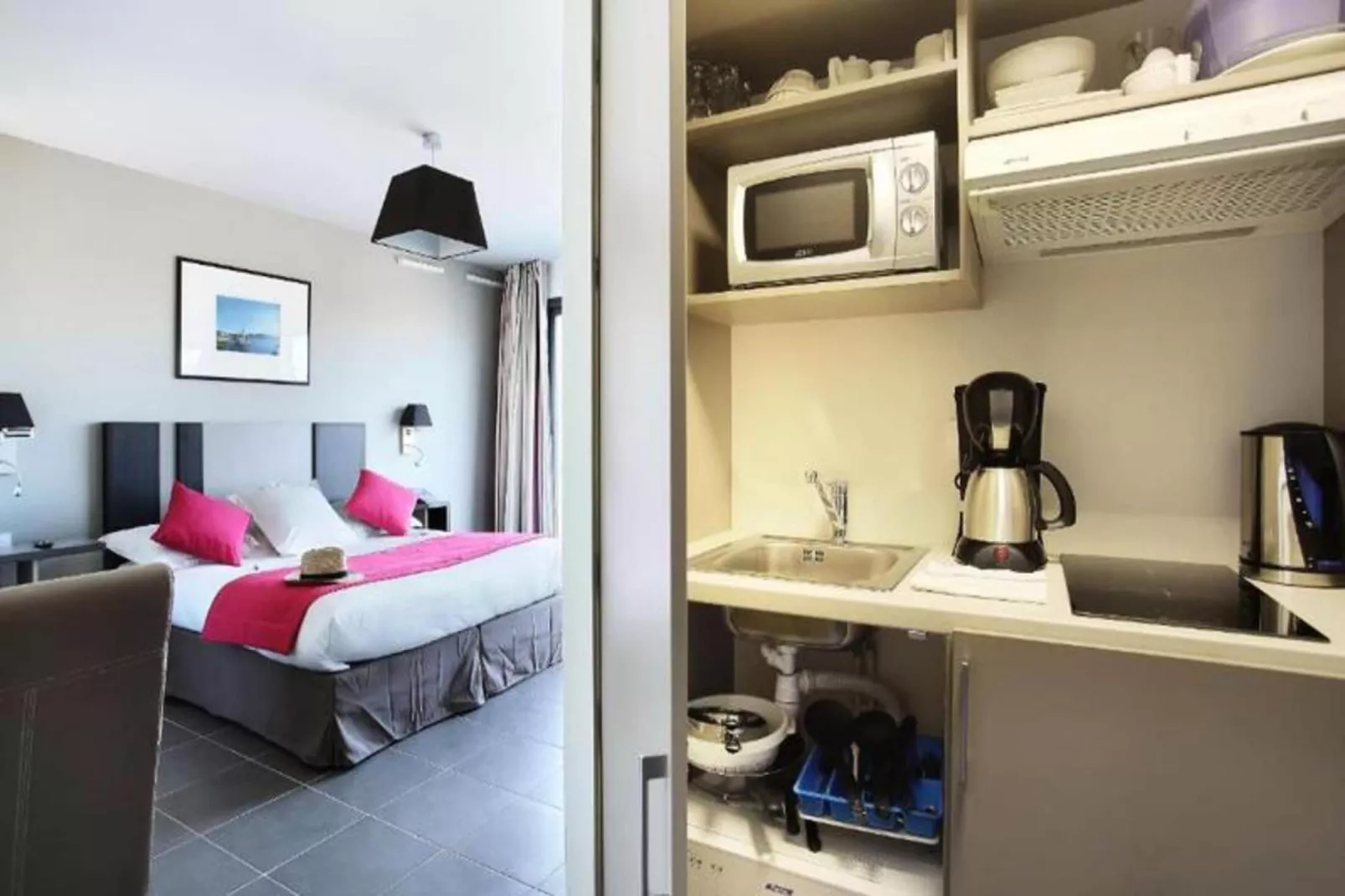 Appart'hôtel Odalys Prado Castellane-Bedroom