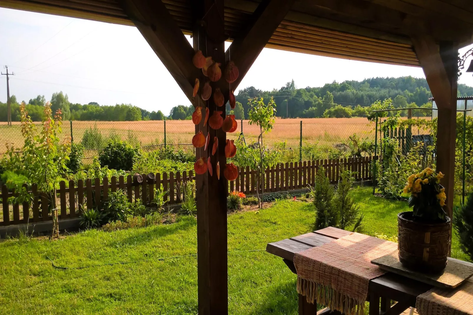 Holiday home Kolczewo Leszowka-Jardins en été