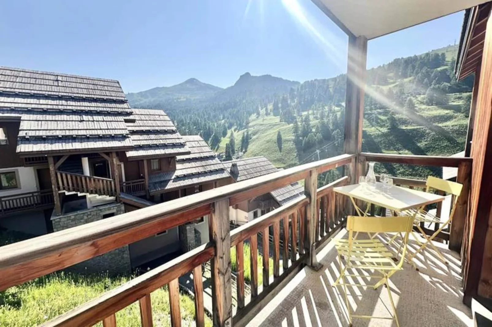 Résidence Le Hameau Des Rennes - Terrasse/Balkon