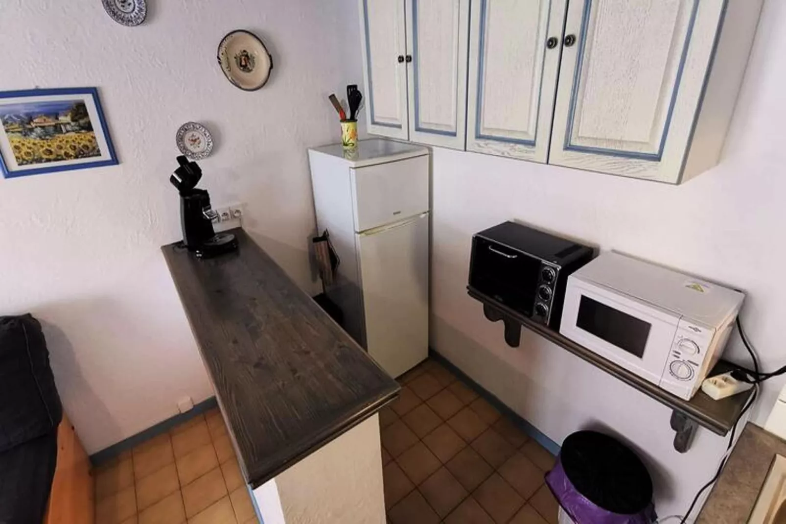 Résidence Grande Bleue-Küche