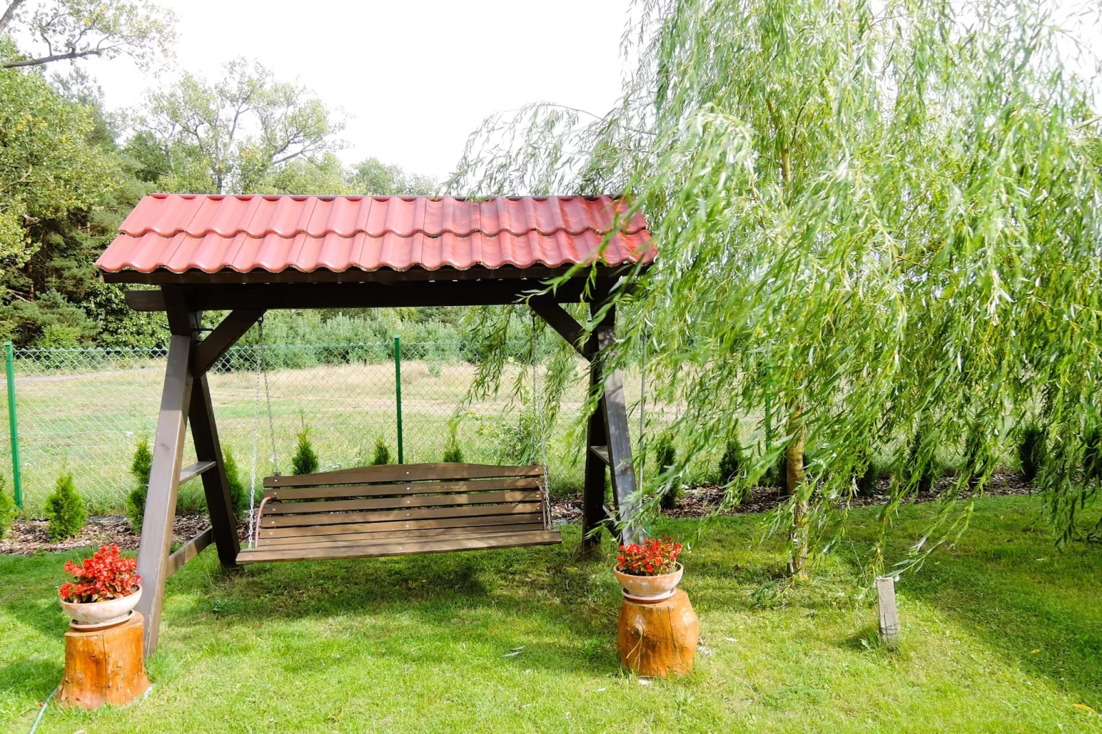 Holiday home Kolczewo Leszowka-Jardins en été