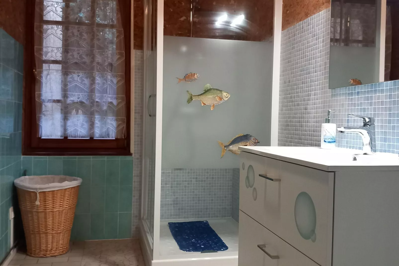 Maison de vacances - LA CHAPELLE-AUX-BOIS-Salle de bain