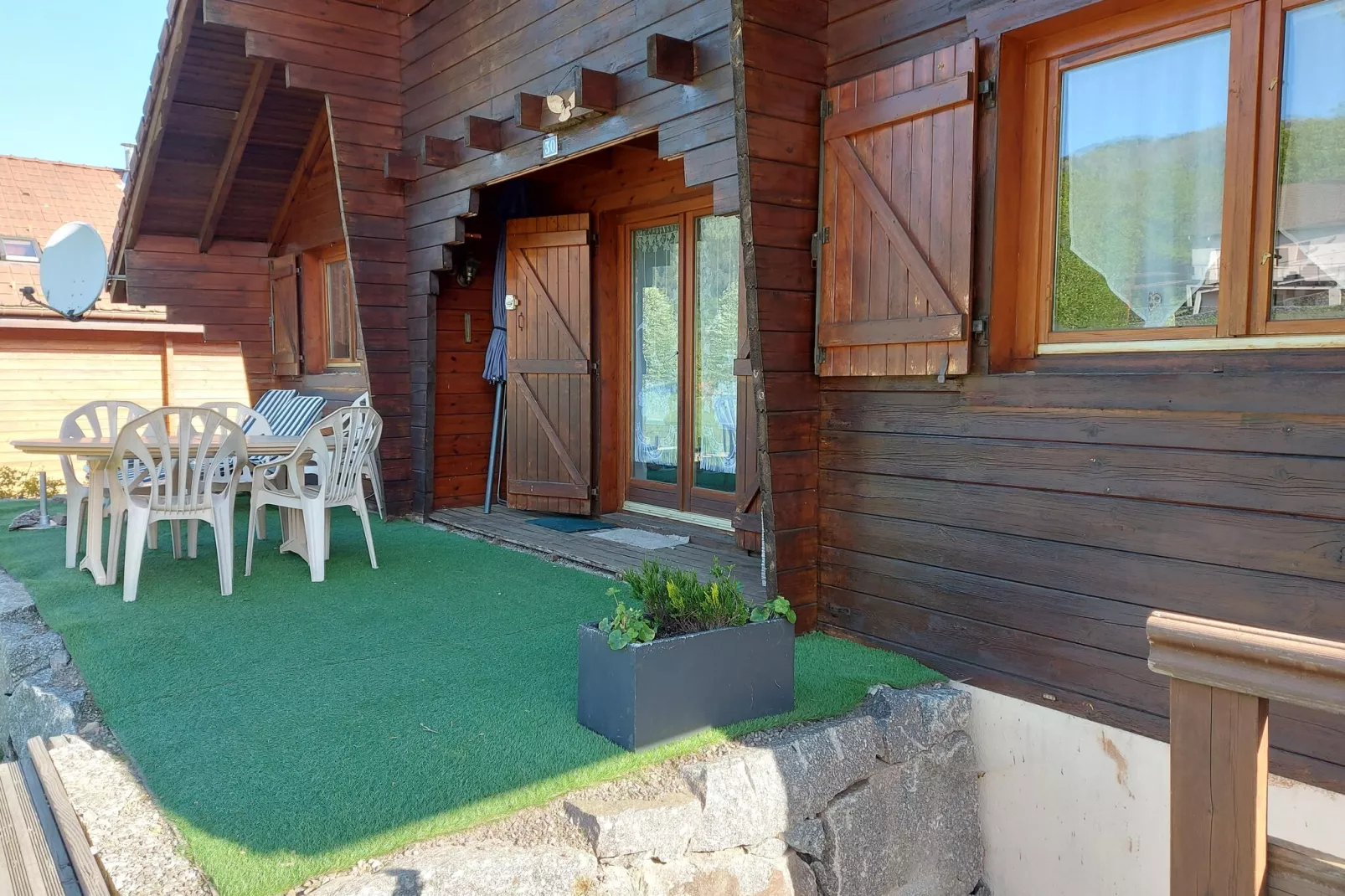 Chalet l'Aigle - Saint-Maurice-sur-Moselle-Terrace balcony