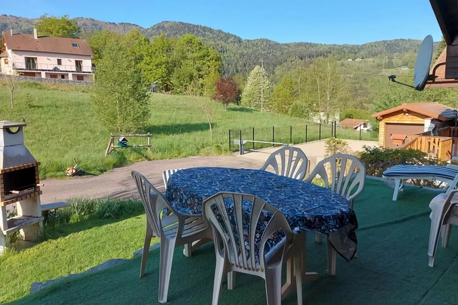 Chalet l'Aigle - Saint-Maurice-sur-Moselle-Terrace balcony