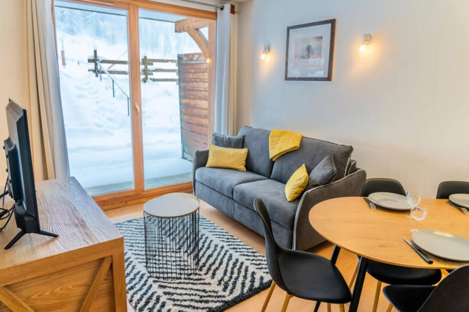 Résidence Le Parc Des Airelles - Wohnzimmer