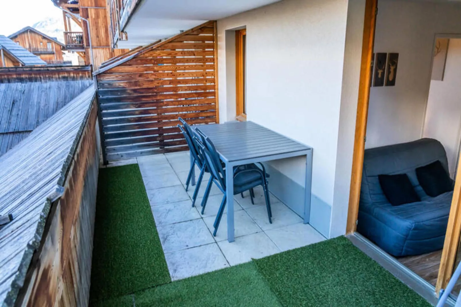 Les Chalets De Bois MÉan - A-Terrasse/Balkon