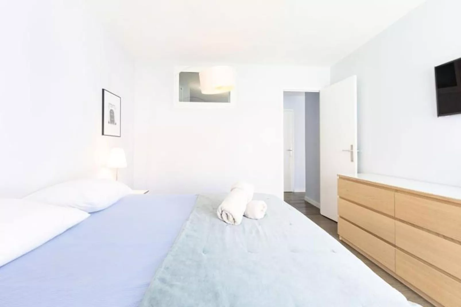 Résidence Moderne Appartement 2 Chambres/1 Salle De Bain, Terrasse Calme/aper&ccedil;u Mer-Chambre