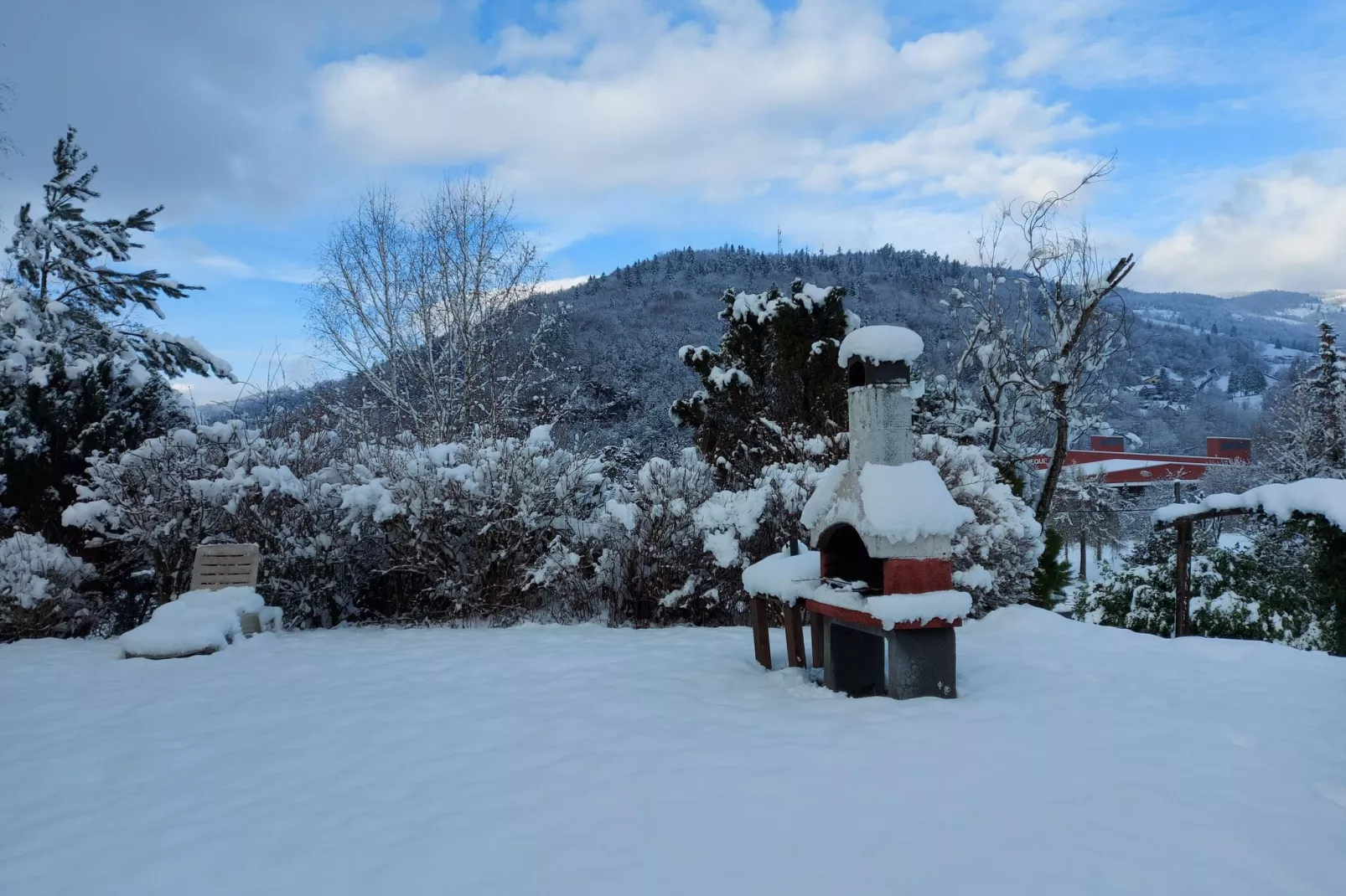 L'Aigle chalet ensemble - Saint-Maurice-sur-Moselle-View winter
