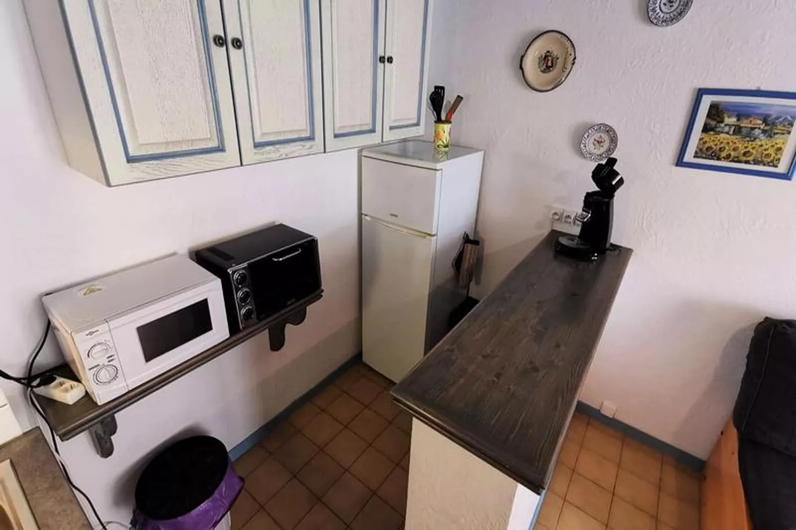 Résidence Grande Bleue-Küche