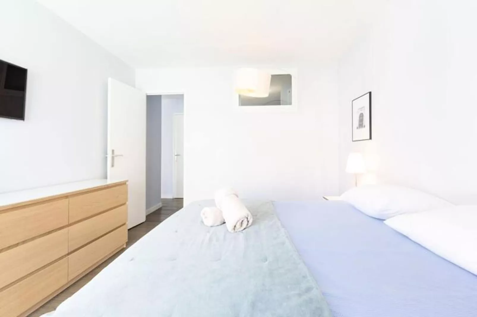 Résidence Moderne Appartement 2 Chambres/1 Salle De Bain, Terrasse Calme/aper&ccedil;u Mer-Chambre