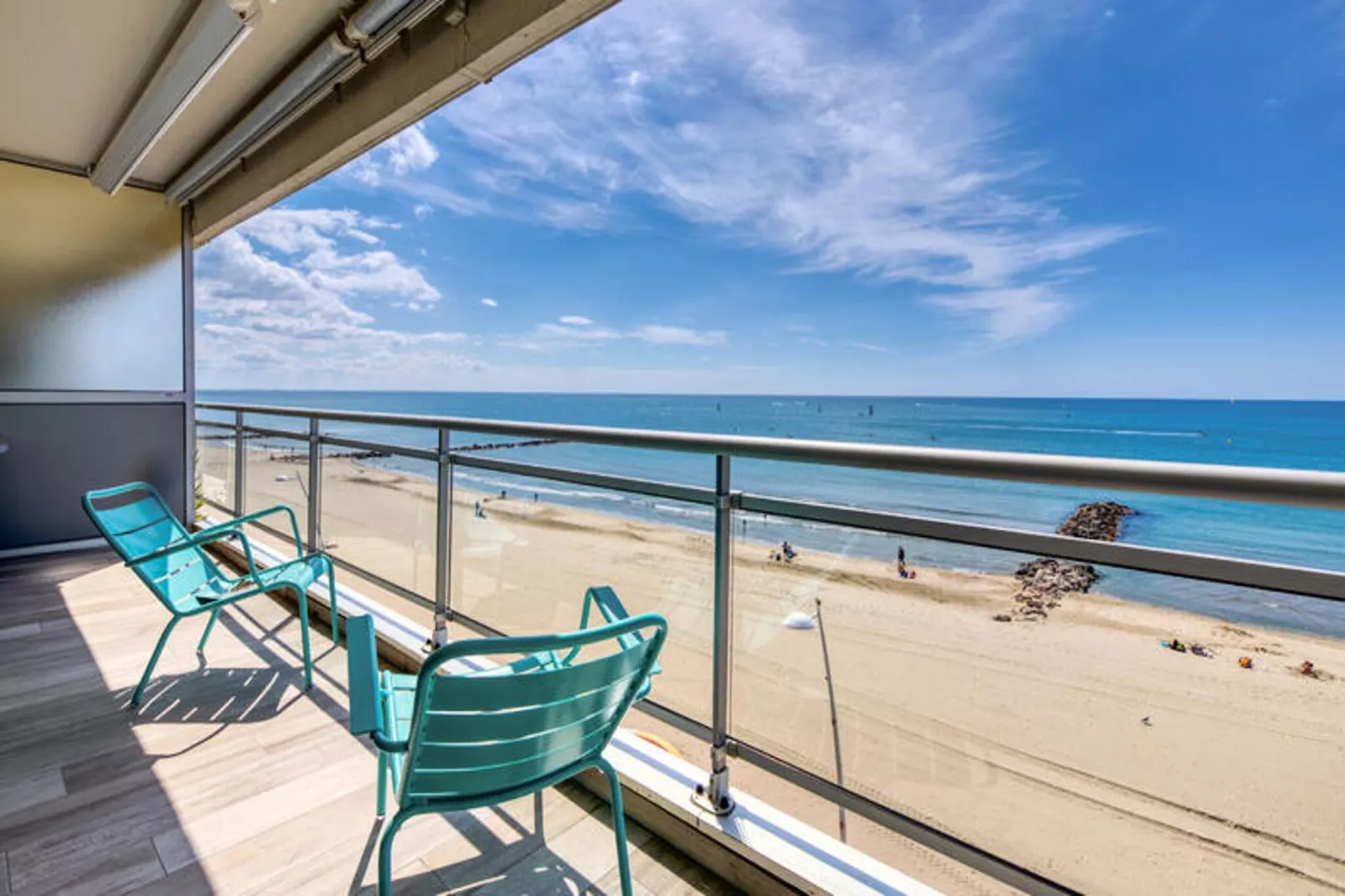 Appartements à Palavas-les-Flots-Terrasse / balcon