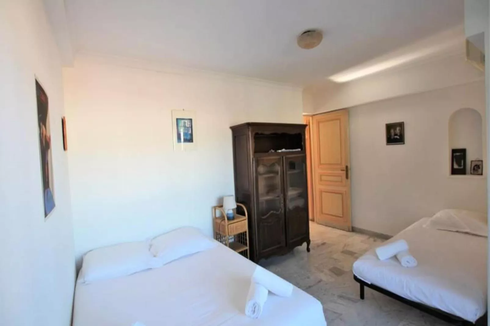 Résidence Appartement Climatis&eacute; 5 Voyageurs De 80 M2, Centre Ville Et Croisette-Bedroom