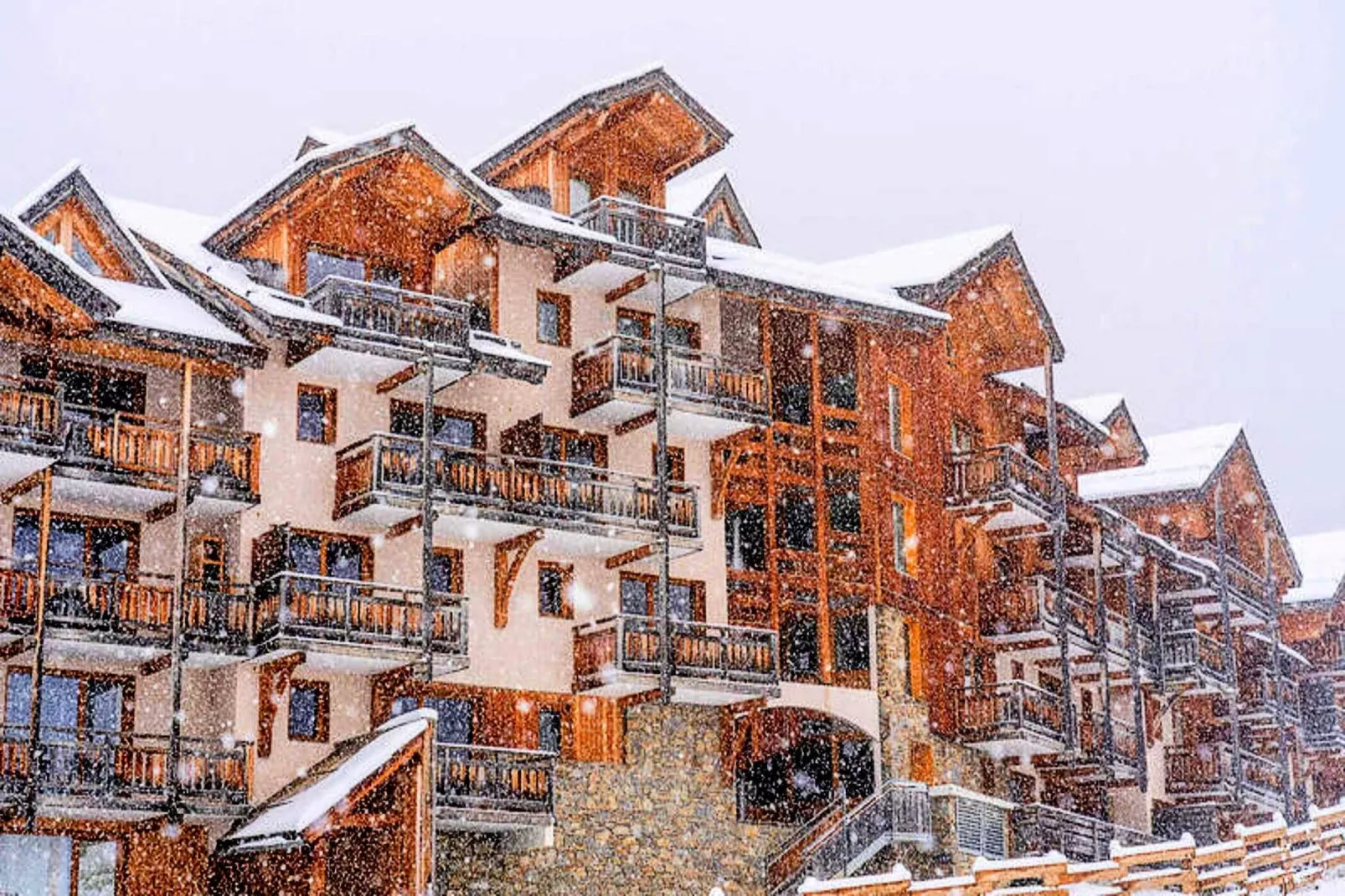 Résidence Le Parc Des Airelles - Außenbereich Winter