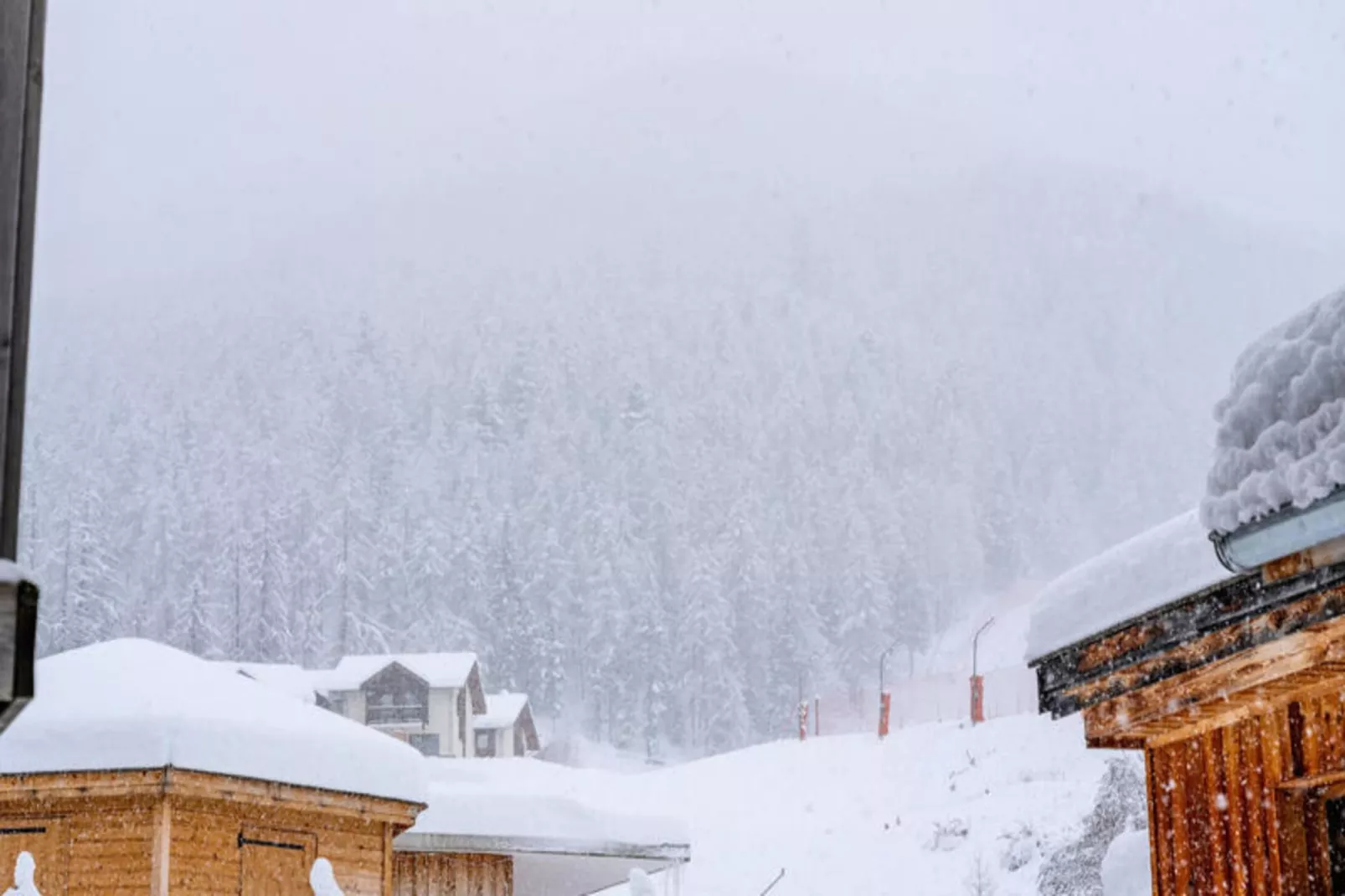 Résidence Le Parc Des Airelles - Aussicht Winter