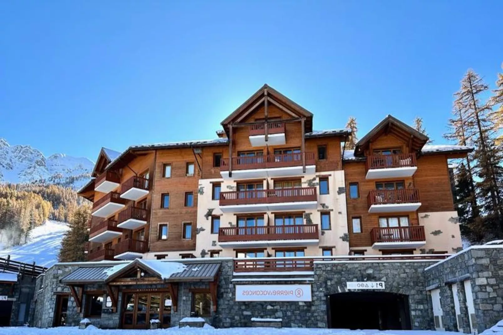 Résidence L'albane - Außenbereich Winter