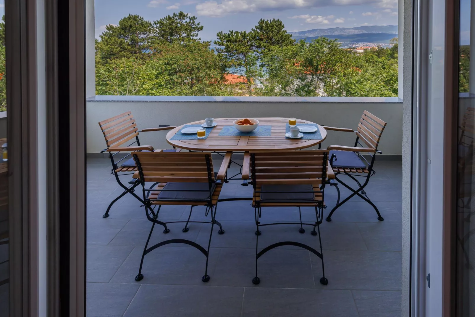 Apartment Karmen Šilo-Terrace balcony