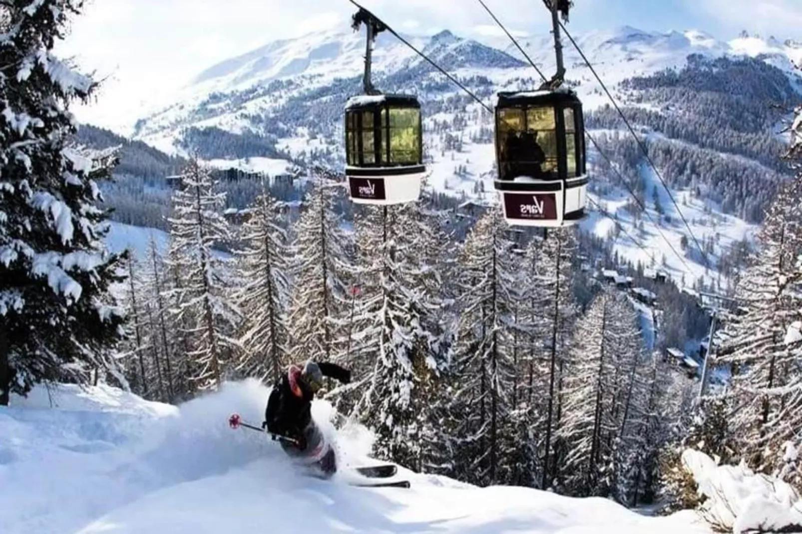 Chalet Des Rennes - Aussicht Winter