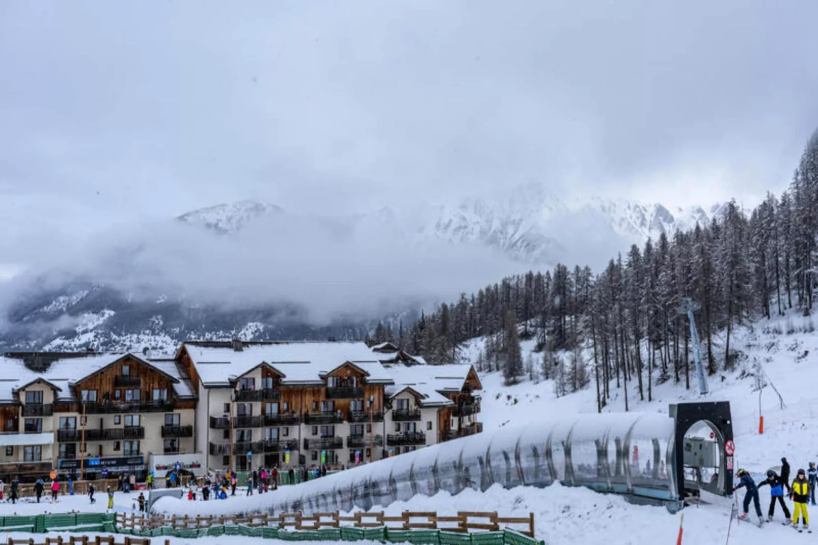 Résidence Le Parc Des Airelles - Aussicht Winter