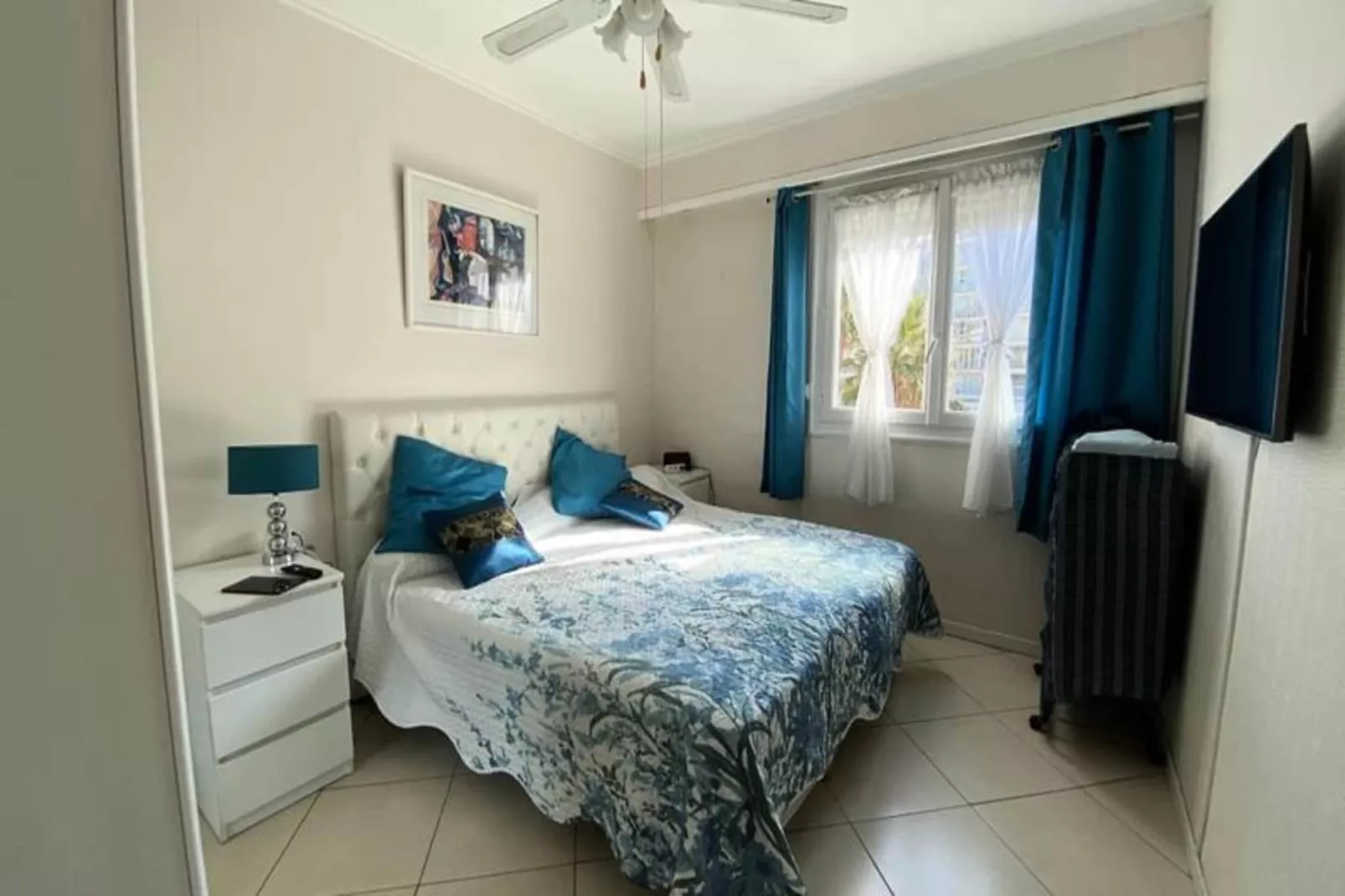 Résidence 2 Pi&egrave;ces Plein Sud &agrave; 300m De La Croisette ☀live In Le Bosquet☀-Schlafzimmer