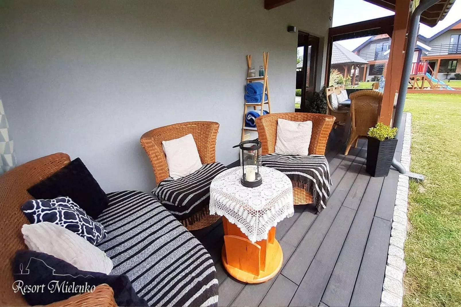 Dom MARCO POLO w Mielenku-Terrace balcony