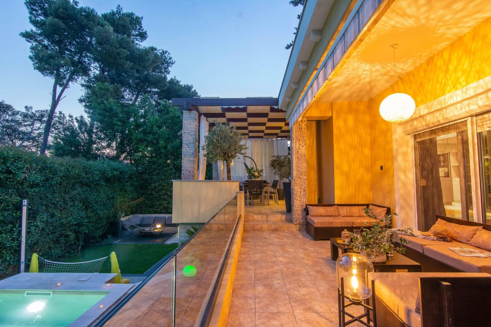 Villa Luna-Terrassenbalkon